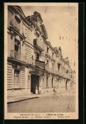 AK Saumur, L`Hôtel de la Paix