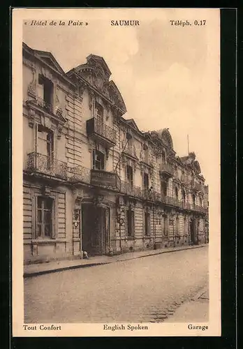 AK Saumur, Hôtel de la Paix