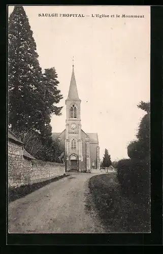 AK Saulge l`Hopital, L`Eglise et le Monument