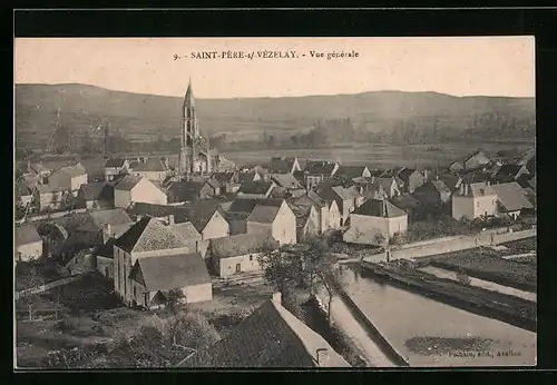 AK Saint-Père-sous-Vezelay, Vue Générale