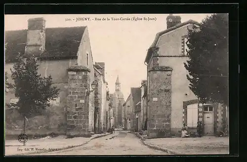 AK Joigny, Rue de la Tour-Carrée (Église St-Jean)
