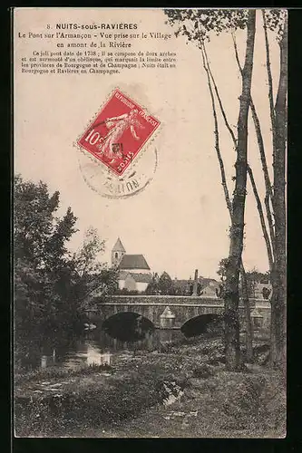 AK Nuits-sous-Ravières, Le Pont sur l`Armancon