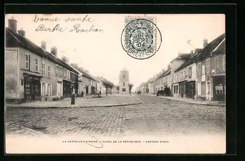 AK La Chapelle-la-Reine, Place de la République