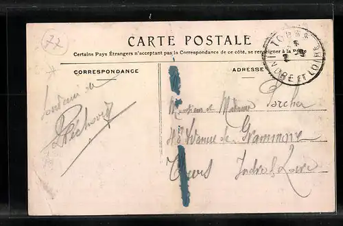 AK Fontainebleau, Entrée de la Rue Grande