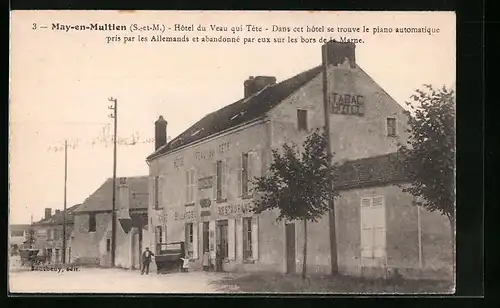 AK May-en-Multien, Hôtel du Veau qui Tète