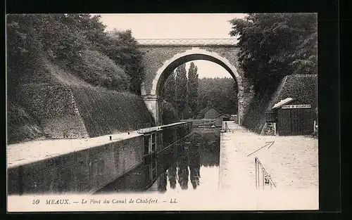 AK Meaux, Le Pont du Canal de Chalifert