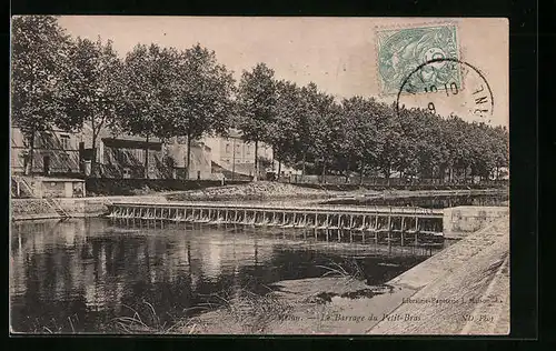 AK Melun, Le Barrage du Petit-Bras