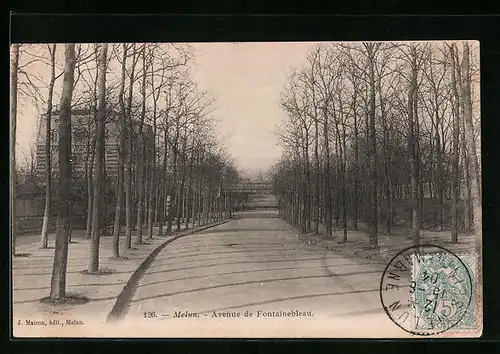 AK Melun, Avenue de Fontainebleau