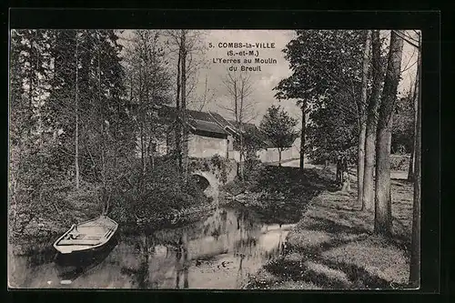 AK Combs-la-Ville, L'Yerres au Moulin du Breuil