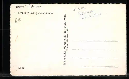 AK Serris, Vue aérienne