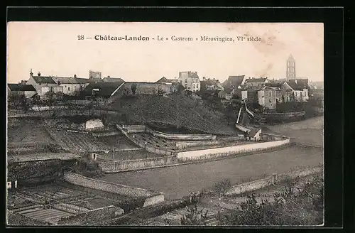 AK Chateau-Landen, Le Castrum Mérovingien, VI siécle