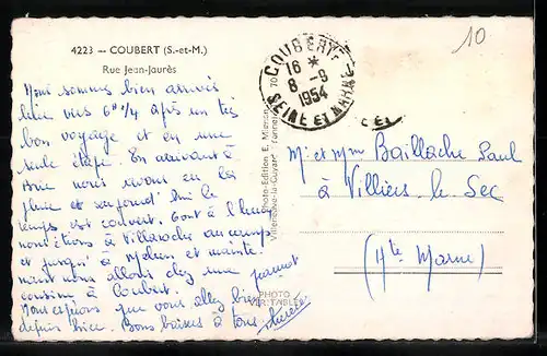 AK Coubert, Rue Jean-Jaurés