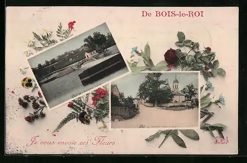 AK Bois-le-Roi, Le Barrage, L`Écluse de la Mairie