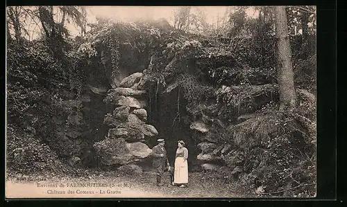 AK Faremoutiers, Château des Coteaux, La Grotte