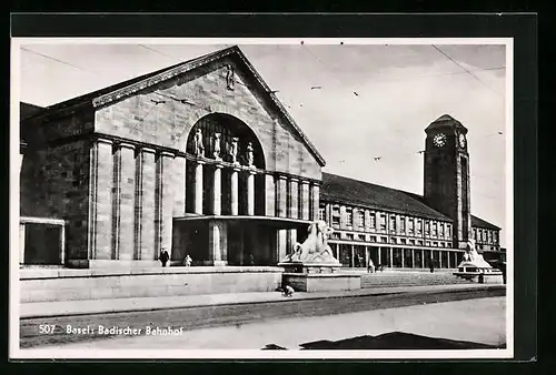 AK Basel, Badischer Bahnhof