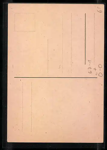 Künstler-AK Linz, Oberösterreichische Industrie- und Gewerbeausstellung 1946, Strasse in der Stadt