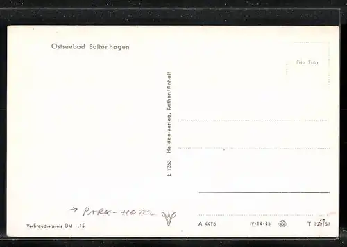 AK Boltenhagen, Strasse am Parkhotel