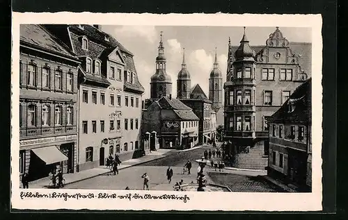 AK Eisleben, Blick auf die Marktkirche
