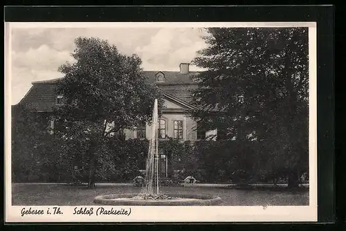 AK Gebesee i. Th., Schloss, Parkseite