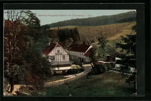 AK Eisenberg /Thür., Gasthof Naupolds-Mühle