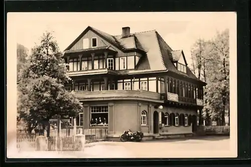 AK Sitzendorf /Thür. Wald, HO-Hotel zur Linde