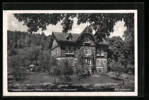 AK Rohrbach bei Sitzendorf, Haus Sonnenwalde