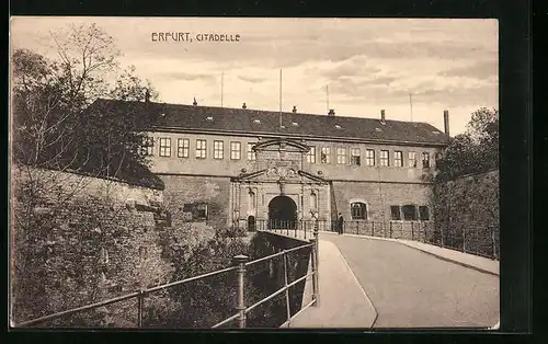 AK Erfurt, Strasse zur Citadelle