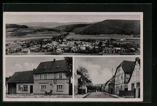 AK Klein Leinungen, Gasthaus zum Leinetal, Dorfstrasse