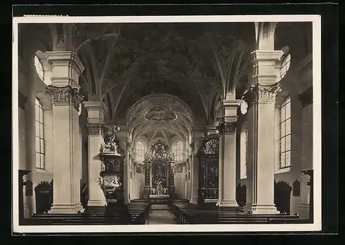 Foto-AK Deutscher Kunstverlag, Nr. 8: Rottweil a. N., Innenansicht der Kapellenkirche