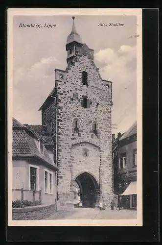 AK Blomberg /Lippe, Ansicht vom Alten Stadttor