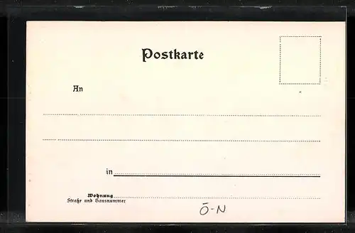 AK Puchberg, Ortsansicht mit Schneeberg