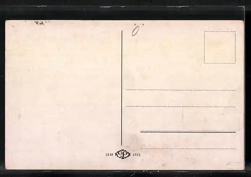 AK Klosterneuburg, Totalansicht mit Kirche