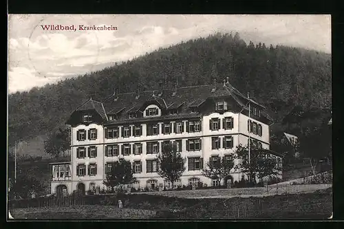 AK Wildbad /Schwarzw., Krankenheim (Gebäude)