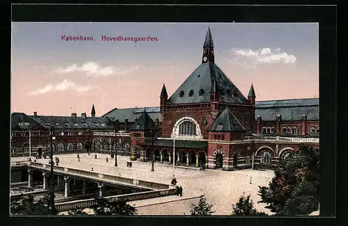 AK Kobenhavn, Hovedbanegaarden, Bahnhof