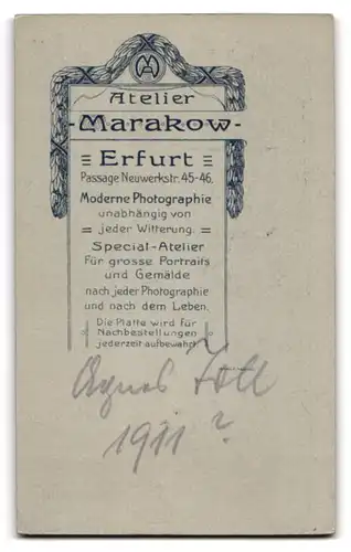 Fotografie Atelier Marakow, Erfurt, Neuwerkstr. 45-46, Junge Dame mit moderner Frisur