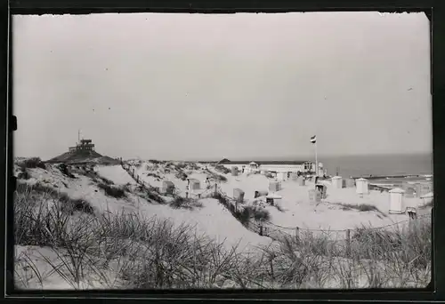 Fotografie unbekannter Fotograf, Ansicht Norderney, Partie in den Dünen