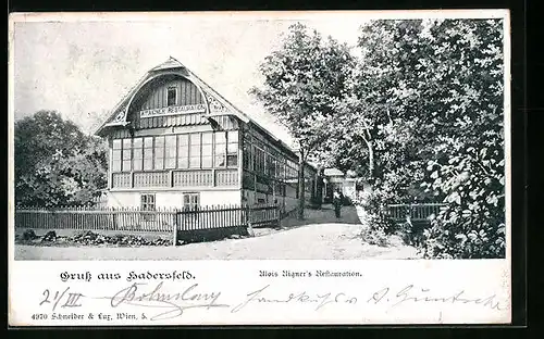 AK Hadersfeld, Alois Aigners Restaurant