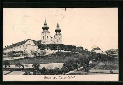 AK Maria-Taferl, Basilika mit Anlagen