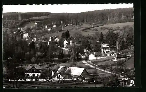 AK Unter-Kirchbach, Sommerfrische im Ort