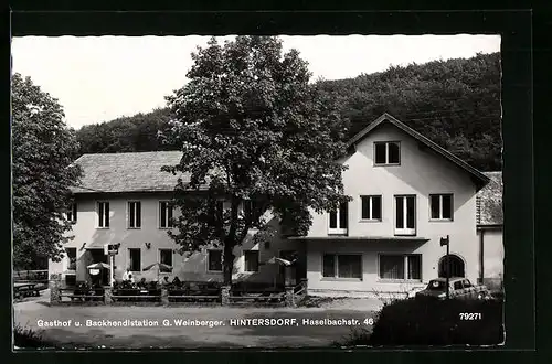 AK Hintersdorf, Gasthof und Backhendlstation Weinberger