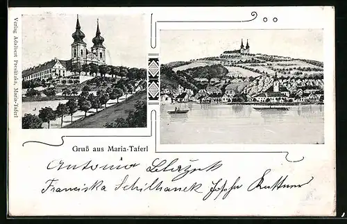 AK Maria-Taferl, Kirche, Panorama