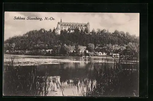 AK Sitzenberg, Schloss mit Ufer