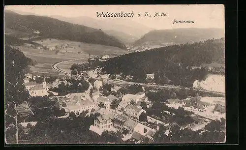 AK Weissenbach a. d. Triesting, Panoramaansicht des Ortes