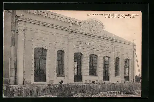 AK Les Ponts-de-Cé, La Nouvelle Usine du Service des Eaux