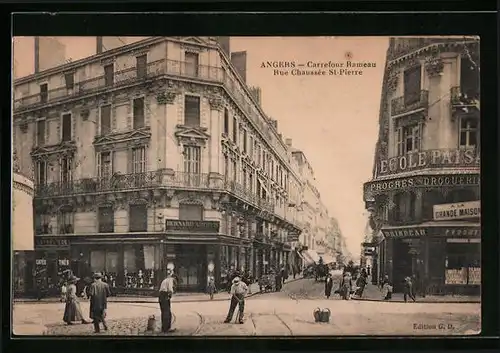 AK Angers, Carrefour Rameau & Rue Chaussée St-Pierre