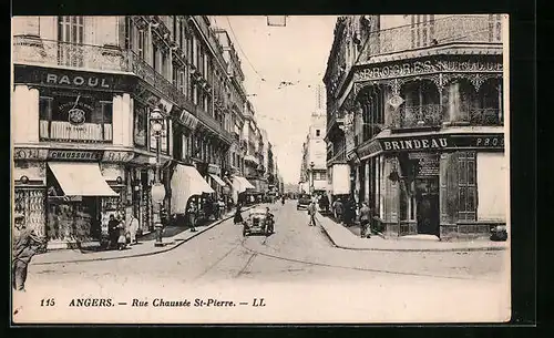 AK Angers, Rue Chaussée St-Pierre, Strassenpartie