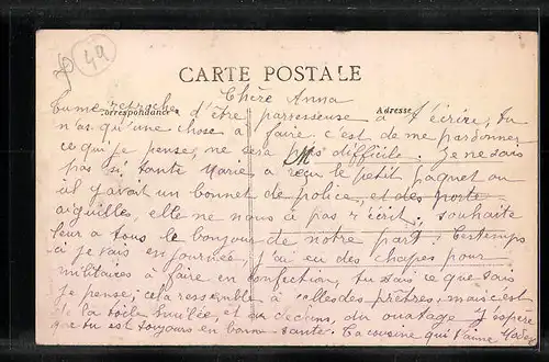 AK Montrevault, La Ville vue du Château de la Roche