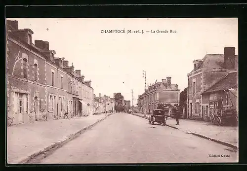 AK Champtocé, La Grande Rue