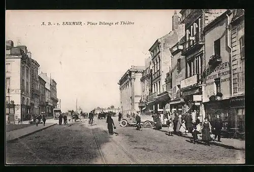 AK Saumur, Place Bilange et Théâtre