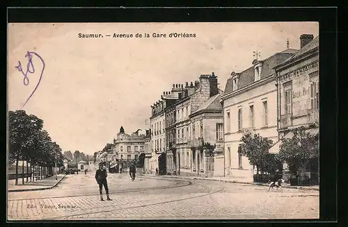 AK Saumur, Avenue de la Gare d`Orléans